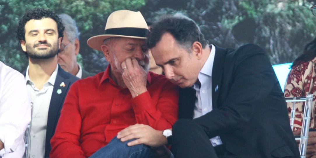 Presidente Lula e senador Rodrigo Pacheco (Maurício Vieira)