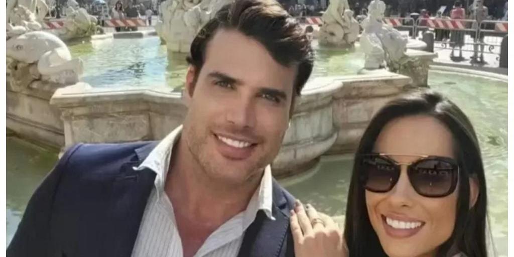 Renê Júnior e a esposa Ana Paula Lamêgo (Reprodução/ Redes Sociais)