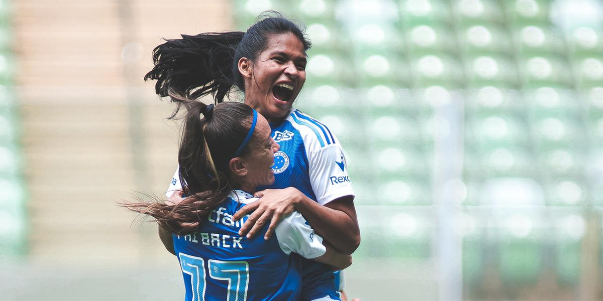 Cruzeiro Feminino na final do Campeonato Brasileiro (Foto: Gustavo Martins/ Cruzeiro)