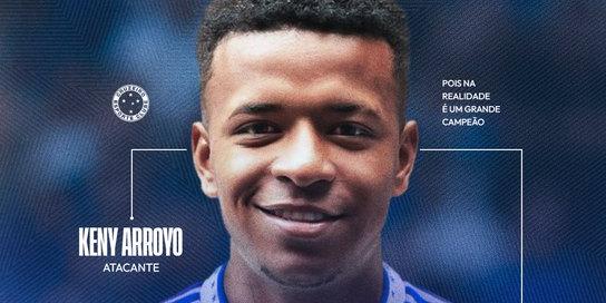 Keny Arroyo é confirmado pelo Cruzeiro (Reprodução / X Cruzeiro)