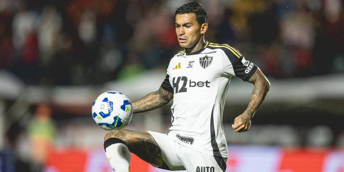 Atacante ainda não balançou as redes após a chegada no Galo (Foto: Pedro Souza / Atlético)