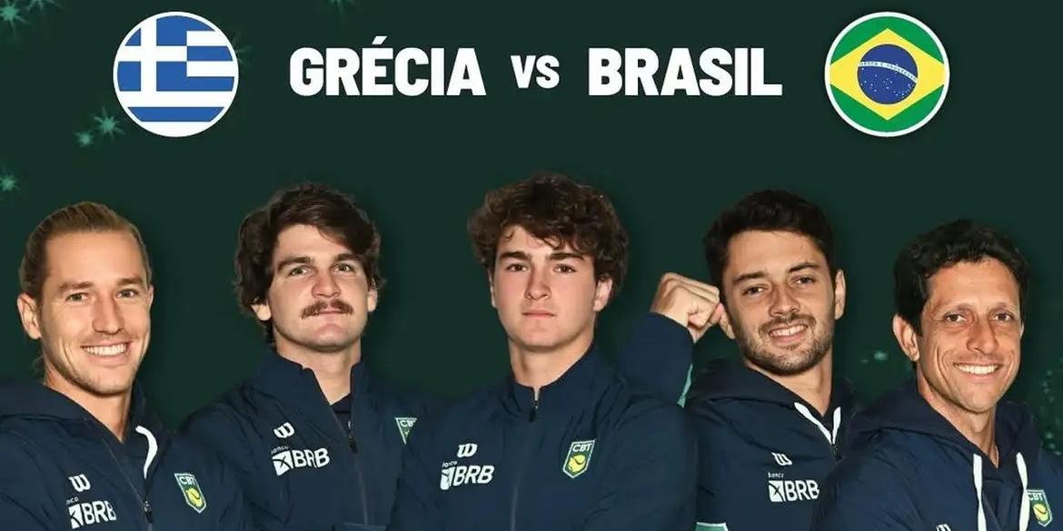 Rafael Maros, Thiago Wild, João Fonseca, Matheus Pucinelli e Marcelo Melo estão convocados para os qualifiers do Grupo 1 da Copa Davis (Divulgação/CBT)