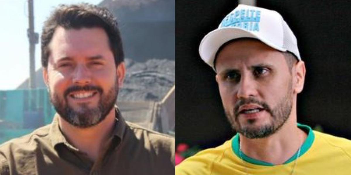 Prefeito de Divinópolis, Luís Eduardo Falcão (sem partido), e o senador e pré-candidato ao Governo, Cleitinho Azevedo (Republicanos) (Montagem - Reprodução/ Instagram e Maurício Vieira / Hoje em Dia)