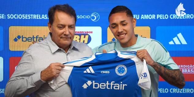 Gestor da SAF citou a saída de Vitor Roque da Toca da Raposa II (Reprodução: TV Cruzeiro)