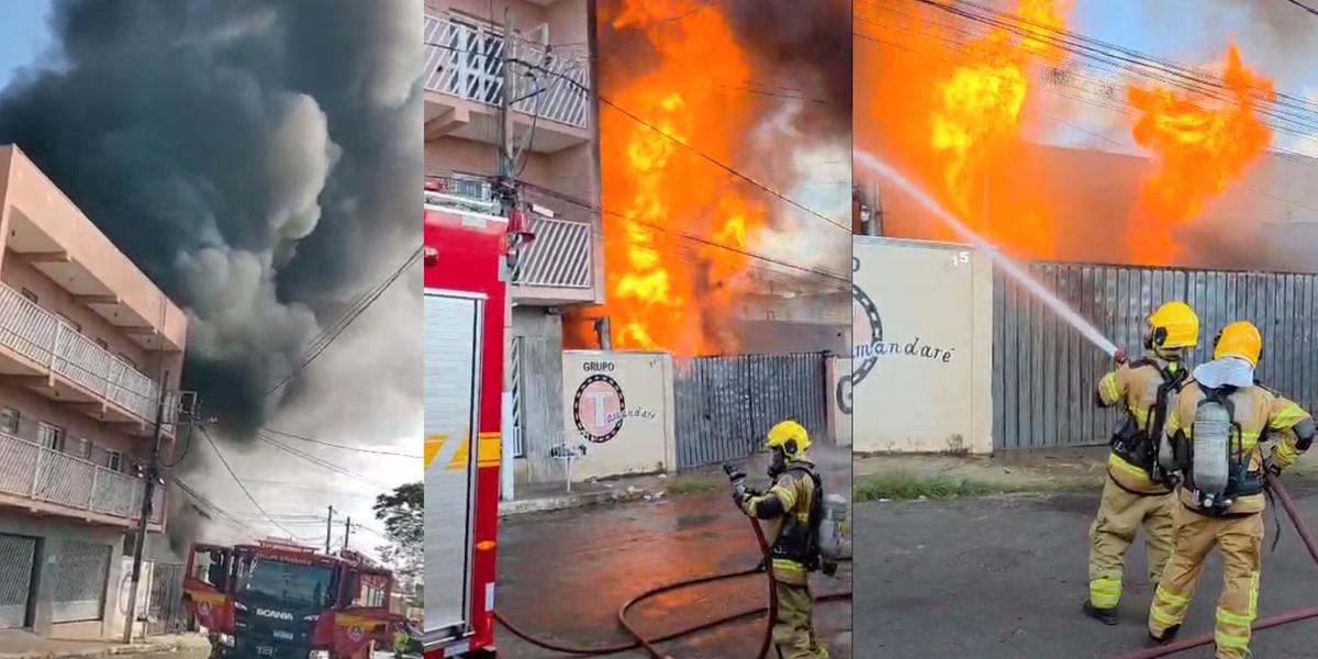 (Corpo de Bombeiros/Reprodução)