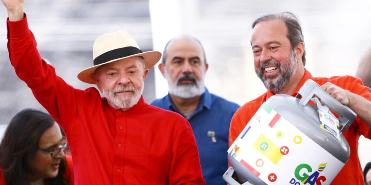 Presidente lançou o programa Gás do Povo no Aglomerado da Serra, na região Centro-Sul de BH (Maurício Vieira/Hoje em Dia)