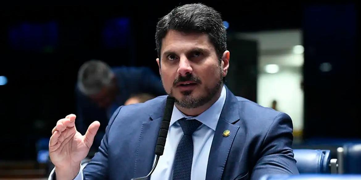 Marcos do Val é investigado no Supremo Tribunal Federal (STF) por supostamente promover uma campanha para intimidar e constranger policiais federais responsáveis por investigações em andamento no Supremo (Marcos Oliveira/Agência Senado)