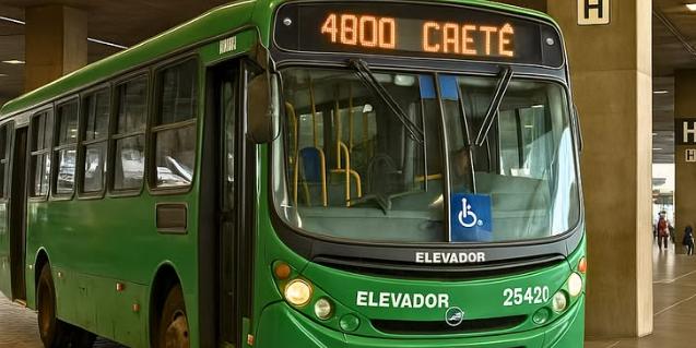 Linha 4800 – Caeté/Belo Horizonte - terá alteração no local de embarque e desembarque em BH (Divulgação)