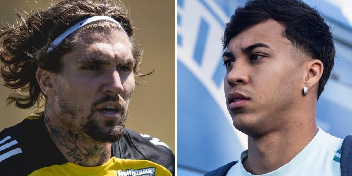 Lyanco, do Galo, e Kaio Jorge, do Cruzeiro (Montagem - Gustavo Aleixo/ Cruzeiro e Pedro Souza/ Atlético)