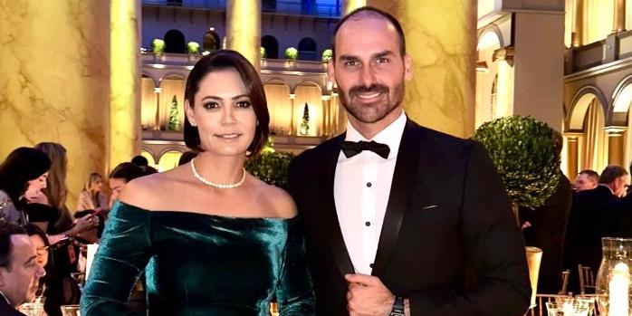 Michelle e Eduardo se pronunciam após condenação de Jair Bolsonaro pelo STF (Reprodução / X BolsonaroSP)
