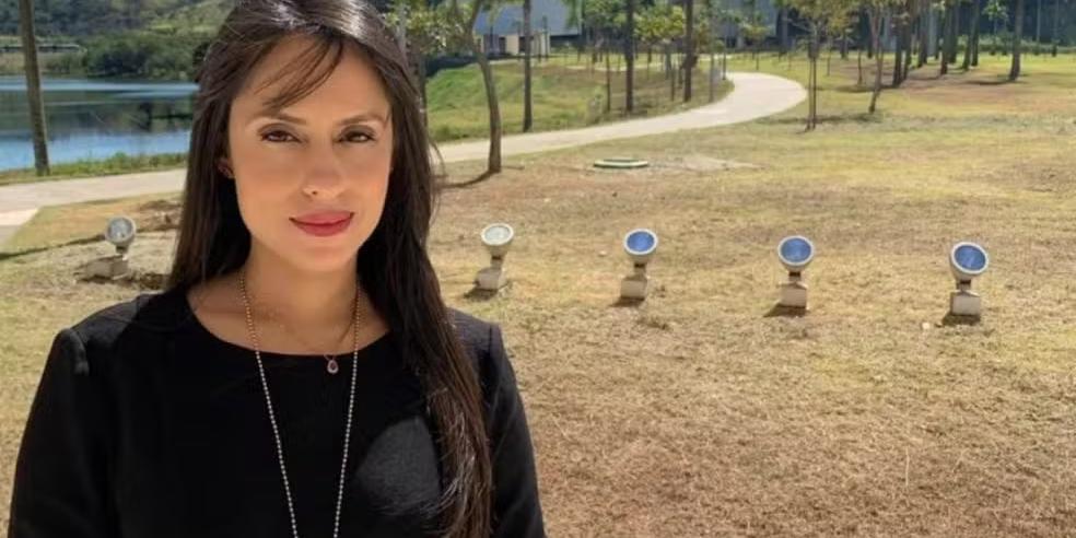 Delegada Ana Paula Lamego Balbino Nogueira, esposa do empresário Renê Júnior (Redes Sociais/Reprodução)