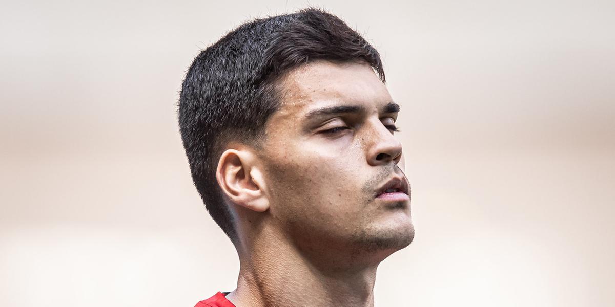 Goleiro do Santos tomou uma joelhada na cabeça durante o jogo (Raul Baretta/ Santos FC.)