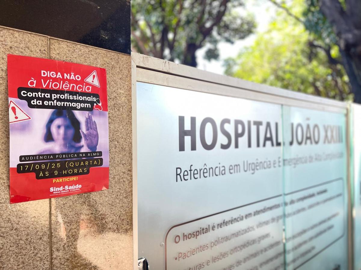 Audiência Pública irá debater violência contra profissionais da enfermagem nesta quarta-feira (17) (Valéria Marques/ Hoje em Dia)