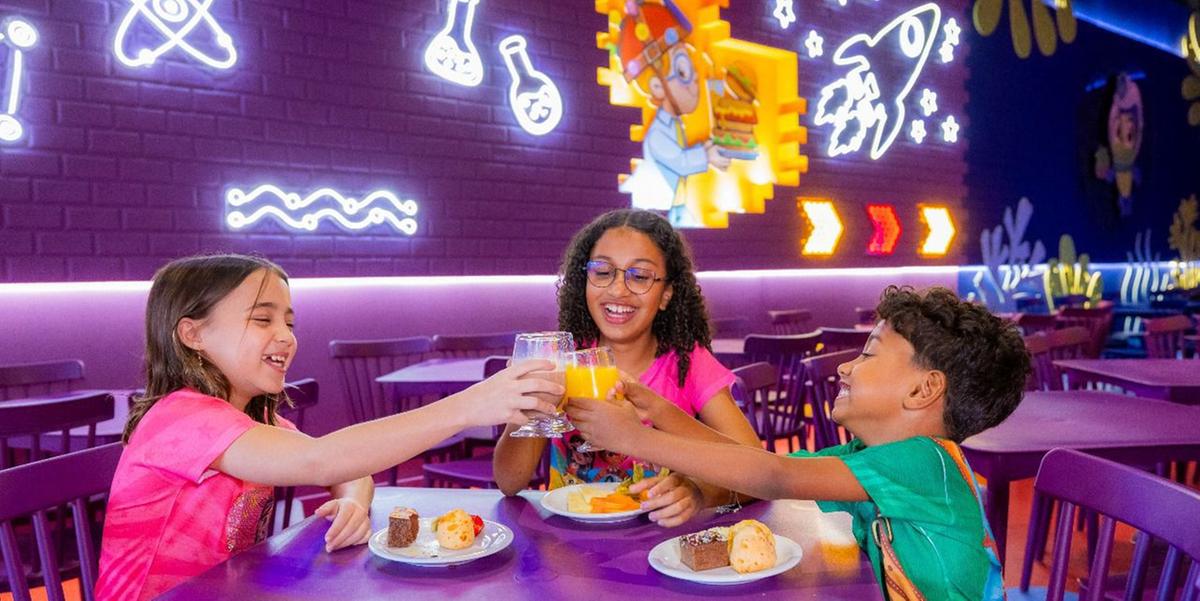'Restaualegres' é primeiro restaurante infantil temático do Tauá (Grupo Tauá/Divulgação)