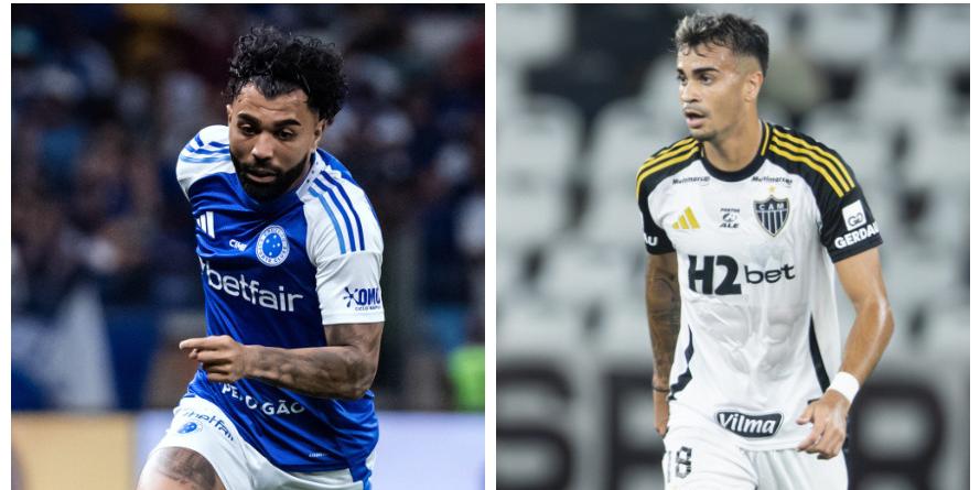 Gabigol e Reinier vão lutar por objetivos distintos na reta final do Brasileirão (Reprodução: Flickr Cruzeiro/Atlético)