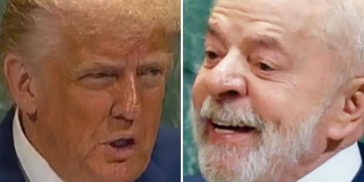 Donald Trump publicou na Truth Social que teve uma “ligação telefônica muito boa” com o presidente Luiz Inácio Lula da Silva, destacando temas econômicos e a intenção de novos encontros (Reprodução)