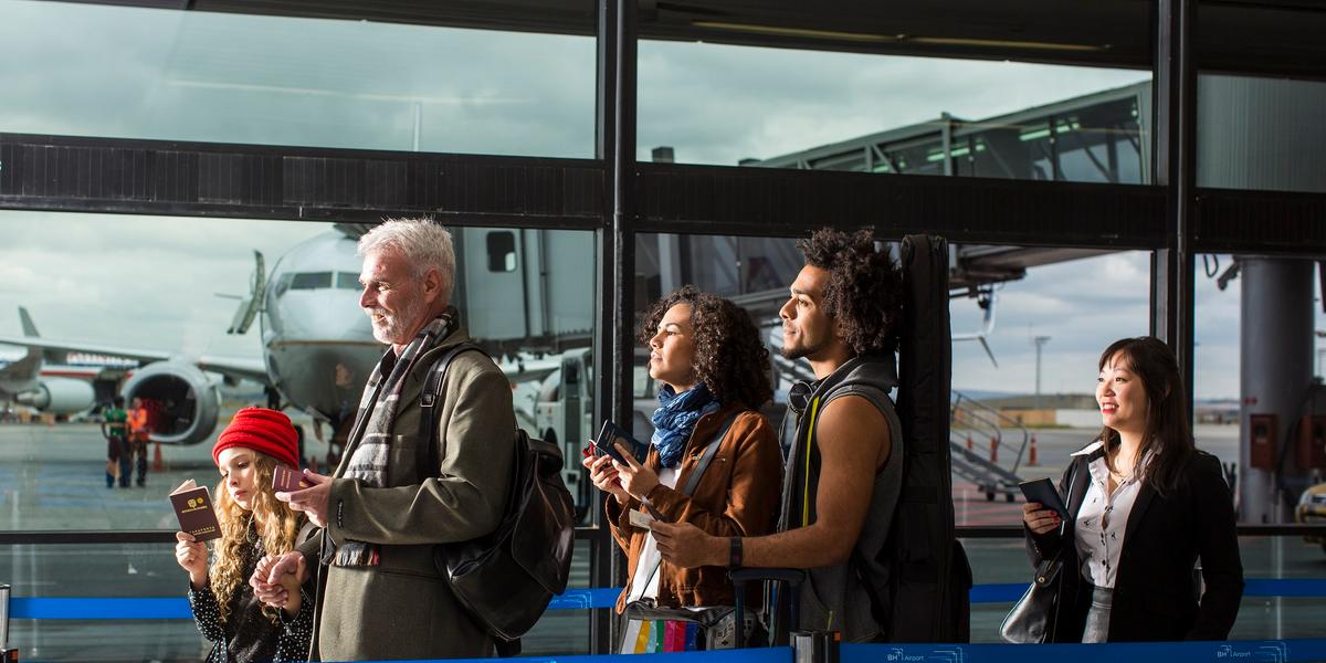 O BH Airport é o terceiro aeroporto com o maior número de destinos do Brasil e o segundo em destinos domésticos (Divulgação)