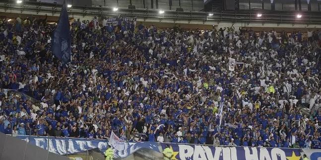 Torcida celeste ocupa as dependências do Maracanã (Staff images/Cruzeiro)