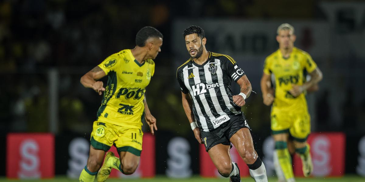 Hulk fez um dos gols do Atletico no empate por 2 a 2 no primeiro turno (Foto: Pedro Souza / Atlético)