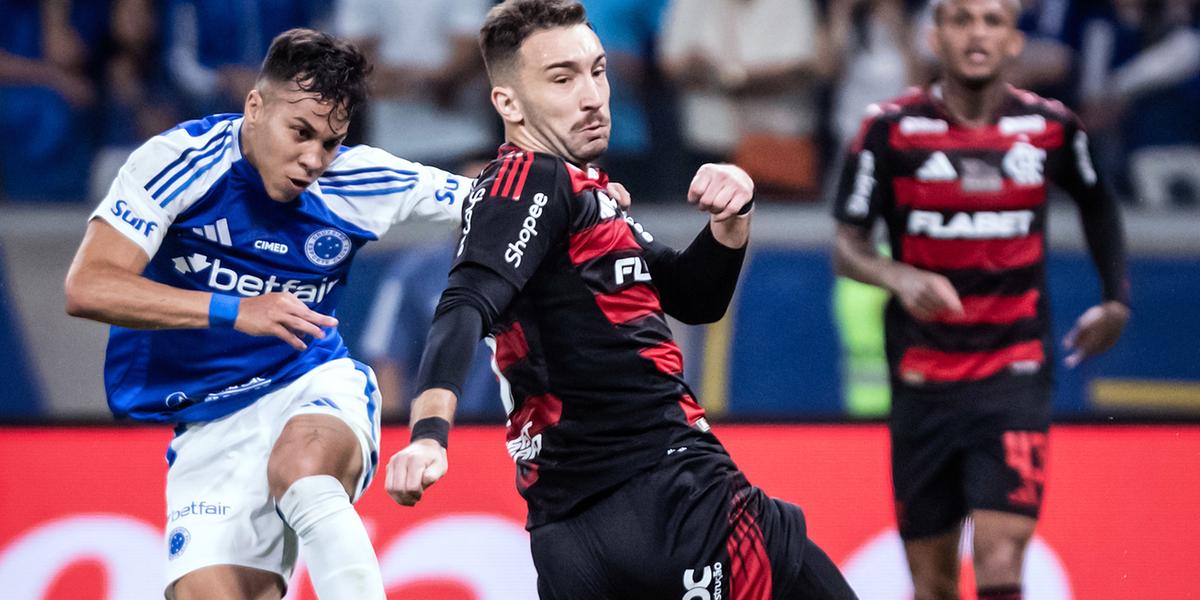 Kaio Jorge deixou sua marca contra o Flamengo na vitória celeste do primeiro turno (Foto: Gustavo Aleixo/Cruzeiro)