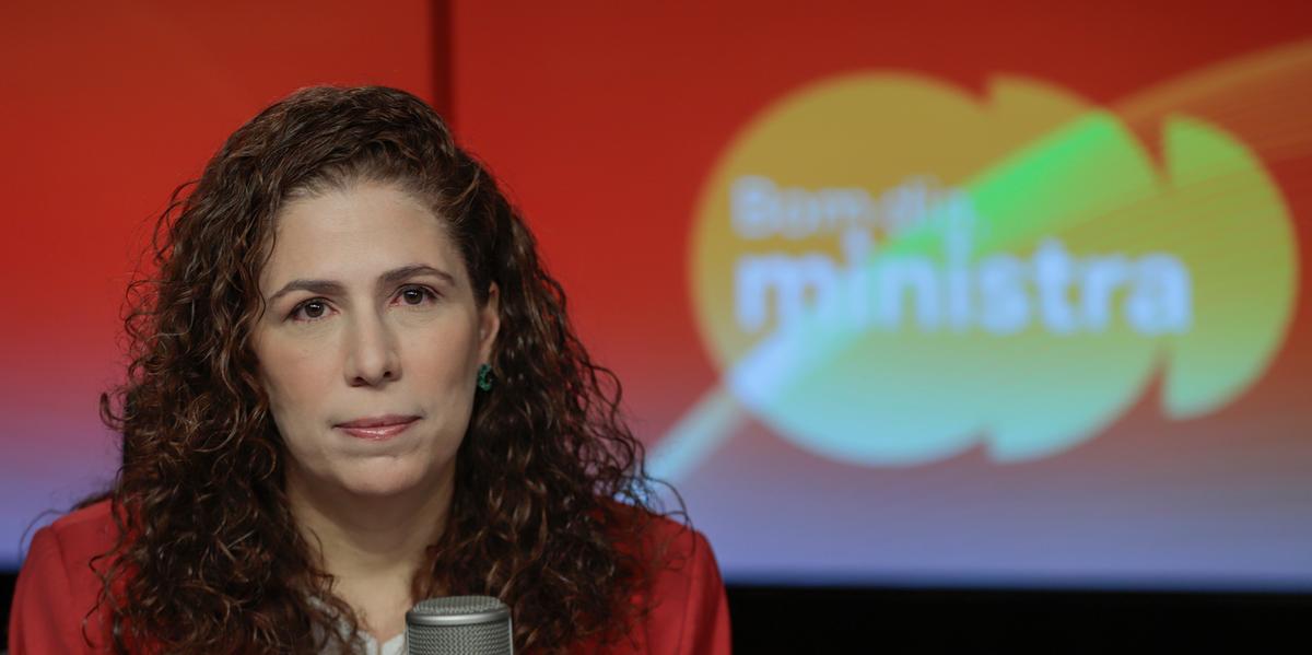 Esther Dweck foi a entrevistada do programa Bom dia, Ministra, do CanalGov, nesta quarta-feira (1°) (Joédson Alves/ Agência Brasil)