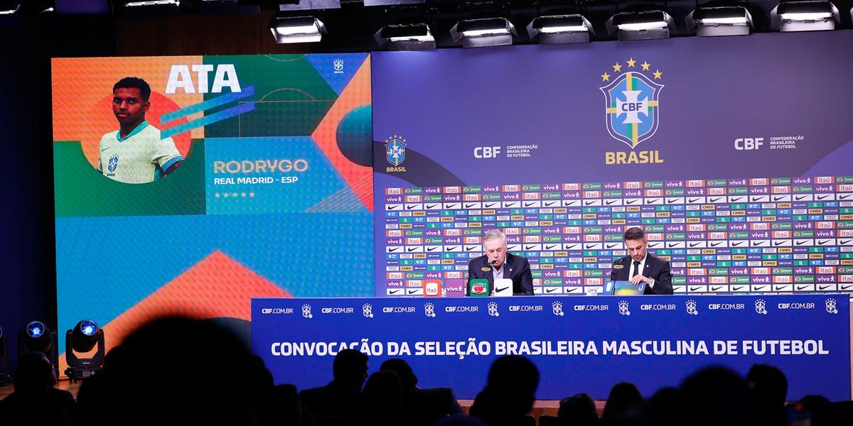 Ancelotti chamou novamente alguns galáticos do Real Madrid (FOTO: @rafaelribeirorio / CBF)