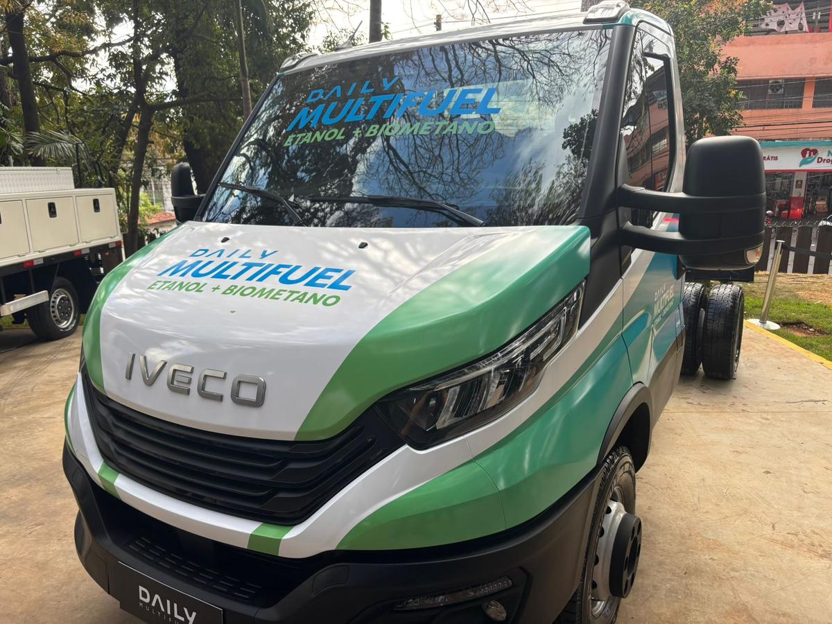 Protótipo 'Daily Multifuel' foi lançado nesta quinta-feira (2) no Senai Horto, em BH (Bernardo Haddad/ Hoje em Dia)
