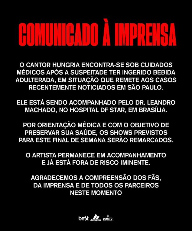  (Reprodução/Instagram Hungria)