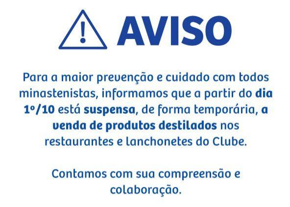 Comunicado do Minas Tênis Clube (Reprodução)