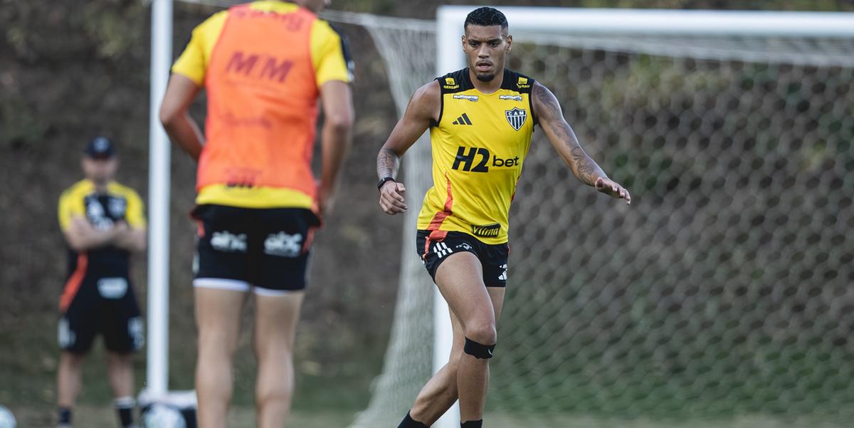 Ruan vive expectativa de estreia com a camisa do Atlético (Pedro Souza / Atlético)