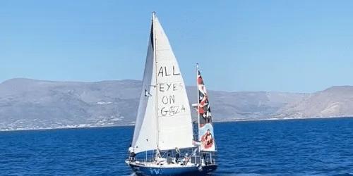 Embarcações a caminho de Gaza foram interceptadas por militares (Reprodução / Instagram @globalsumudflotilla)