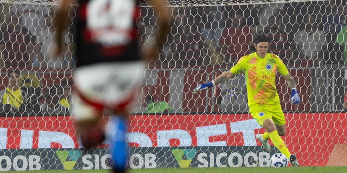Cássio exalta resultado contra o Flamengo (Thaís Magalhães/Cruzeiro)
