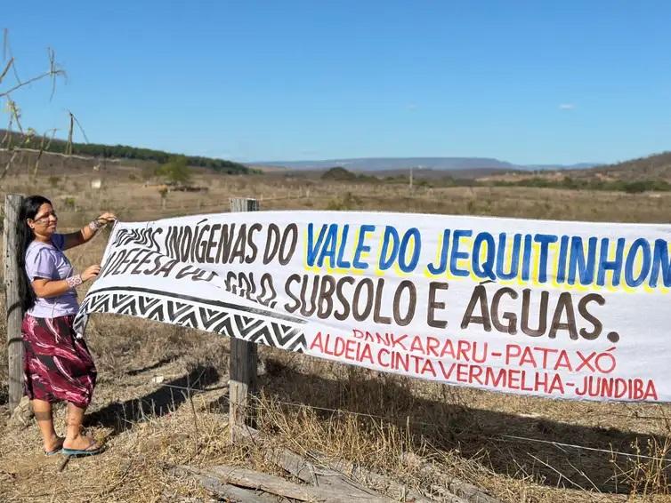 Uakyrê Pankararu-Pataxó na Terra Indígena Cinta Vermelha de Jundiba (Igor Vinagre/Instituto Por Elas/Divulgação)