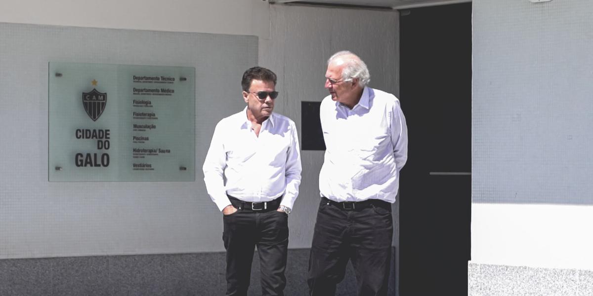 Cúpula atleticana marcou presença na Cidade do Galo (Divulgação: Atlético)