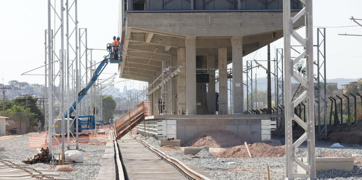 Estação Novo Eldorado deve começar a operar a partir de janeiro de 2026 (Gil Leonardi/ Imprensa MG)