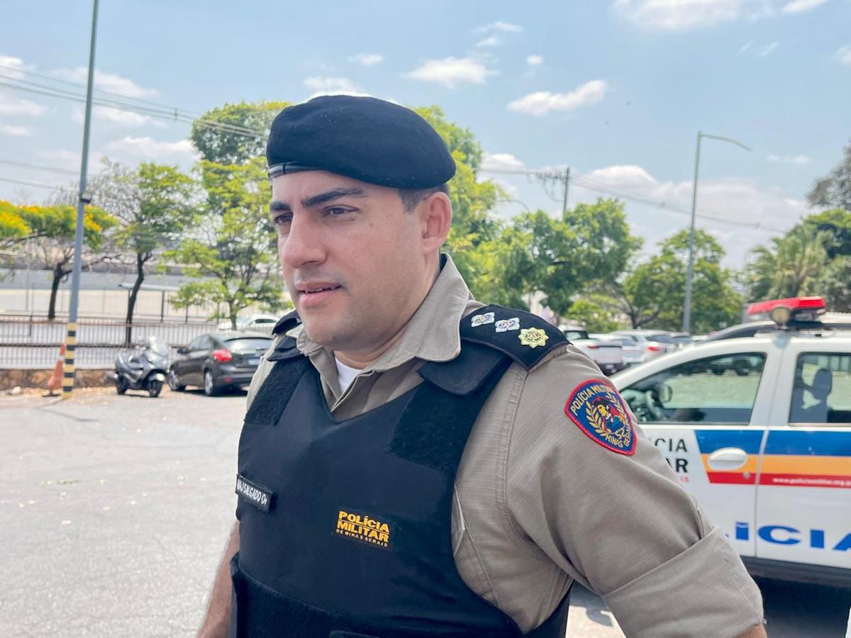 Major Thiago Henrique Salgado (Valéria Marques/Hoje em Dia)