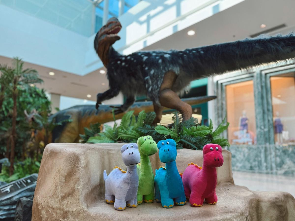 Mall recebe exposição de dinossauros neste mês (BH Shopping/Divulgação)