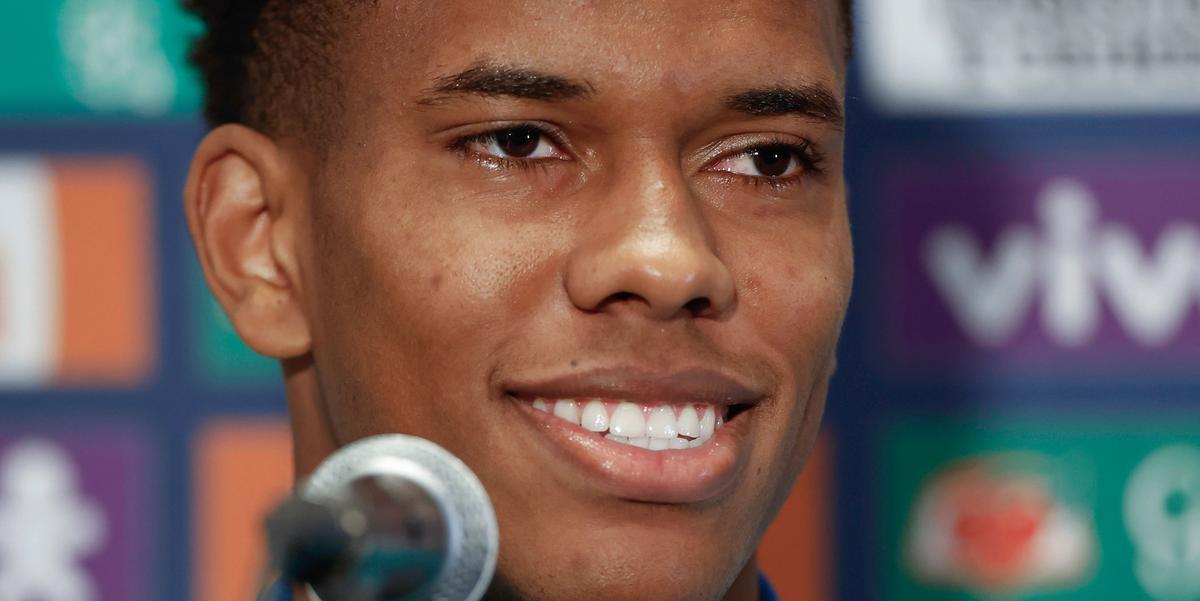 Estevão falou sobre a possibilidade de atuar em diversas posições do ataque (Rafael Ribeiro)