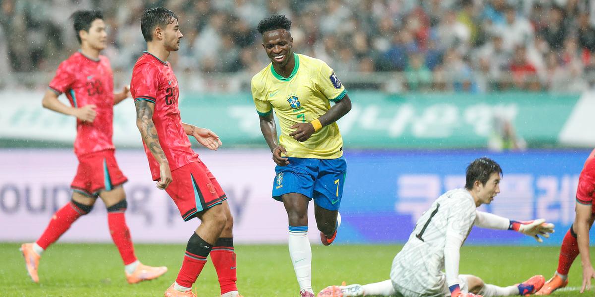 Brasil mostra evolução sob comando de Ancelotti e goleia Coreia do Sul (Rafael Ribeiro / CBF)