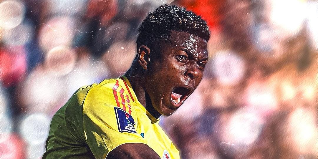 Néiser Villareal, pré-contratado pelo Cruzeiro, é um dos destaques do Mundial sub-20 (Reprodução / Instagram Selección Colombia)