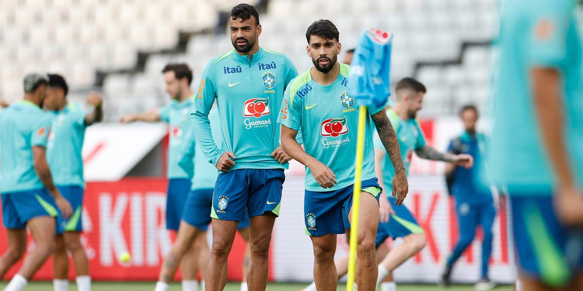 Fabrício Bruno poderá ser o titular da zaga brasileira diante do Japão (Rafael Ribeiro/CBF)