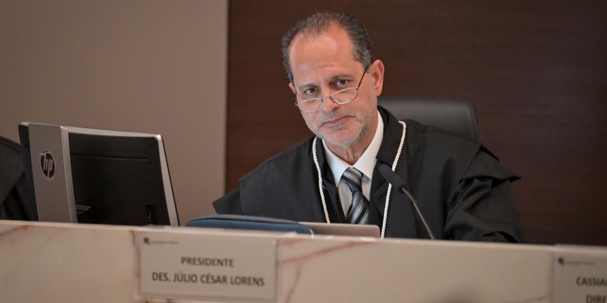 Presidente do Tribunal Regional Eleitoral de Minas (TRE-MG), o desembargador Júlio César Lorens (Imprensa TRE-MG/Divulgação)