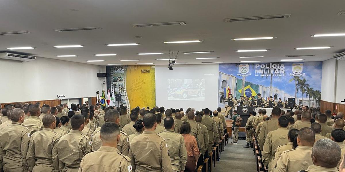 Treinamento ocorre nesta quinta-feira (16) na Escola de Formação e Aperfeiçoamento de Sargentos (EFAS), no Prado, região Oeste de BH (Valéria Marques/ Hoje em Dia)