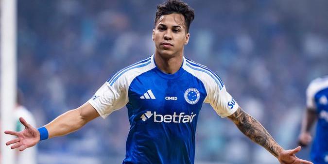 Kaio Jorge pode voltar a atuar no Cruzeiro no duelo contra o Palmeiras (Gustavo Aleixo / Cruzeiro)