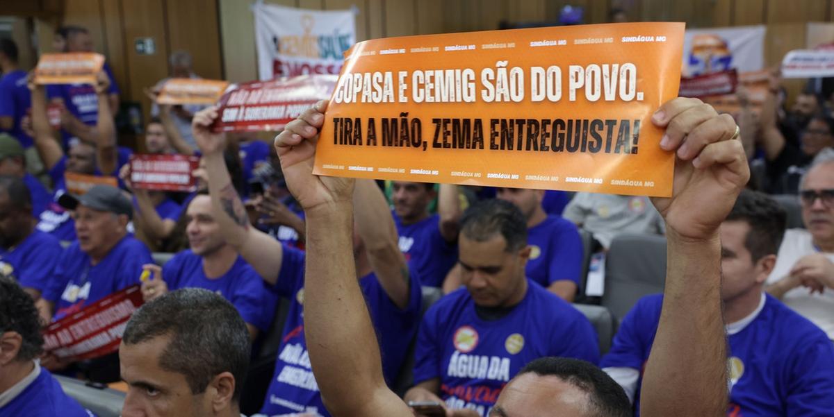 Servidores da Copasa devem acompanhar, nesta quarta-feira (22), audiência na ALMG que discute proposta de privatização da estatal (Arquivo ALMG)