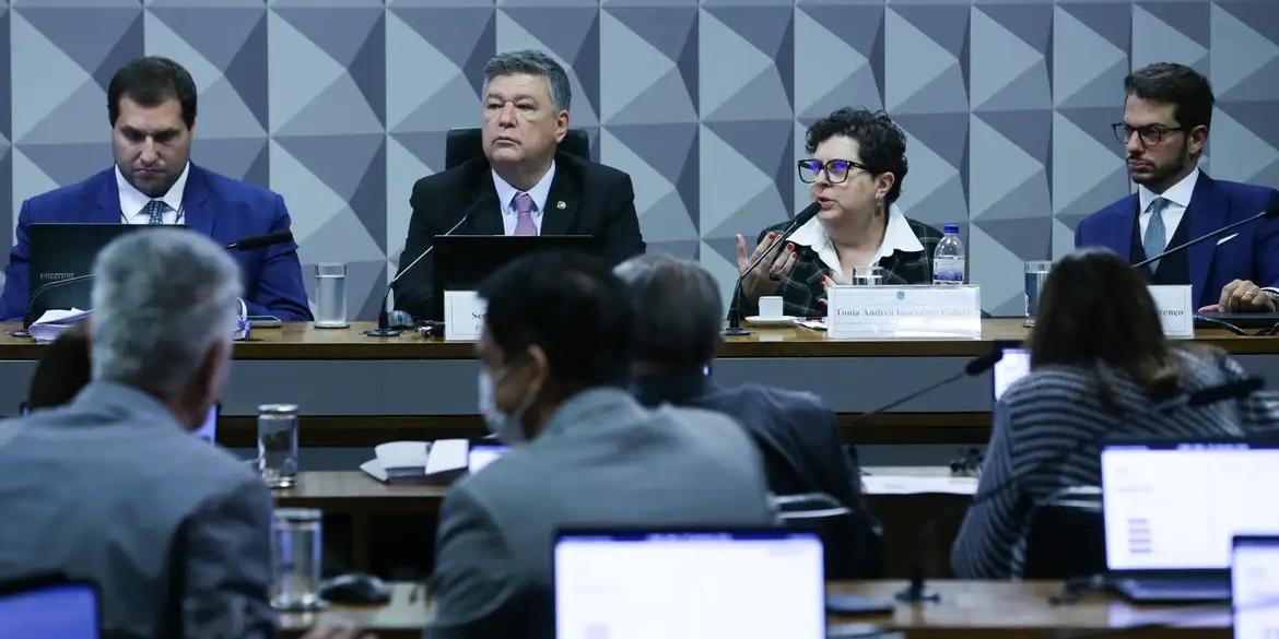Reunião da CPMI do INSS para tomar depoimentos da ex-integrante do Conselho Nacional de Previdência Social (CNPS) Tônia Andrea Inocentini Galleti (Lula Marques/ Agência Braasil)