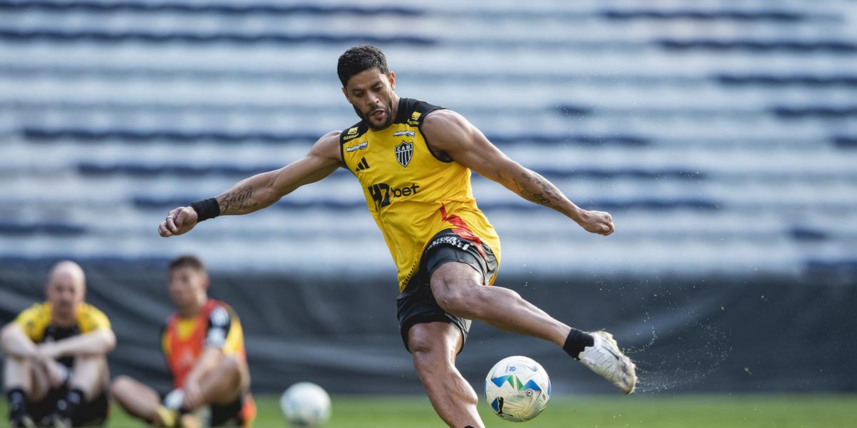 Hulk deve ser reserva no duelo contra o Del Valle na ida da semifinal da Sul-Americana (Pedro Souza / Atlético)