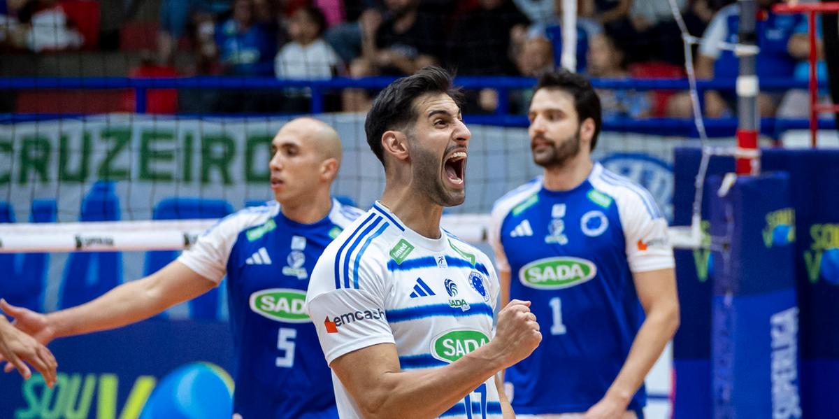 Cruzeiro estreia com vitória na Superliga (X do Sada Cruzeiro)