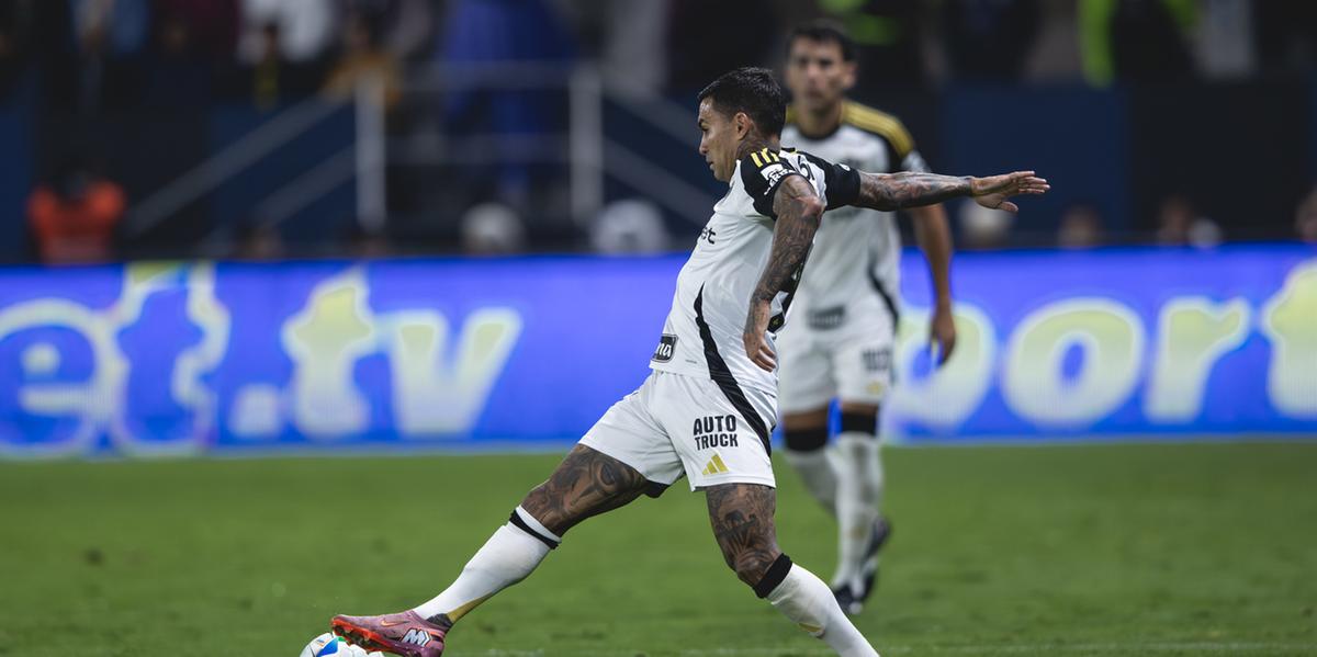 Dudu marcou seu primeiro gol pelo Galo (Pedro Souza)