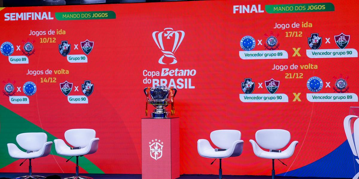 Capitão e técnico celeste comentaram os sorteios que definiram os mandos de campos da semifinal e da final (Nelson Terme/CBF)